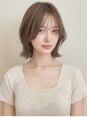 韓国風外ハネショートボブ×くびれヘア透明感カラーp北浦和!