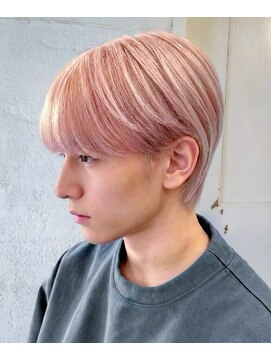 メンズミディアム｜ピンクベージュ｜ダブルカラー