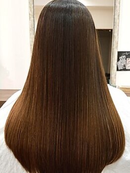 ノンビヘアー(nonbi hair)の写真/【ヘアケア特化/お悩み解決サロン】ダメージを抑えて潤いキープ★真酸性縮毛矯正で自然なツヤ髪へ♪