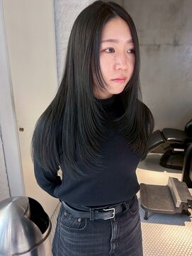 ダンボ(DUMBO) <sayaca>オリーブベージュ 顔まわりレイヤー