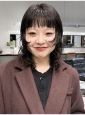 ミディアムパーマ　レイヤーパーマ　