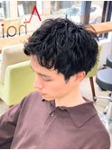 爽やかショートパーマ