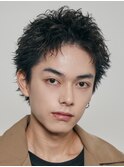 アクティブショートルーズショートルーズパーマツイスパ刈り上げ