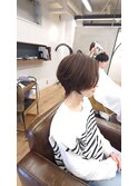 くびれショート/ハンサムショート/脱白髪染め/白髪ぼかし