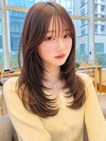 バイオレット 表参道店(Violet)&nbsp;内巻きミディアムレイヤーカットミディレイヤーハッシュカット