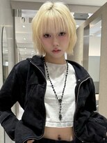 ヴィヴィー 福岡天神店(VIVIE)&nbsp;ハチ張り解消ウェーブボブと抜きっぱなしブロンド♪