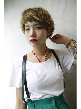 ブーケ(BOUQUET) BOUQUET　アシメショート　インナーハイライト