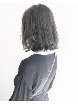 ヘアーアンドアトリエ マール(Hair&Atelier Marl) 【Marl】グレージュカラーの無造作ボブ♪