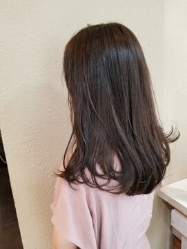 アナザースカイ (another sky) セミロング×ラベンダーブラウン