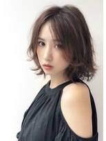 アグ ヘアー ルモア 鹿児島鹿屋店(Agu hair lmore)&nbsp;《Agu hair》大人可愛い色っぽロブ 小顔 無造作