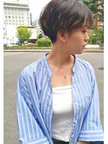 ブルー(BLUE)&nbsp;#BLUE　mixパーマショート