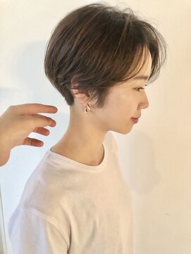 パーク(PARK) 大人可愛いセンターパートハンサムショート