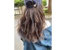 【ハイライト】カット+透明感カラー+10ステップトリートメント￥20520