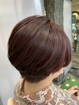 スタジオドーム(studio DOmE)&nbsp;ショートボブ/カシスレッド/カシスピンク/艶感/大人女子/30代