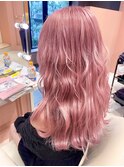 ペールピンク/ハイトーンロング/キャンディーピンク/ロングヘア