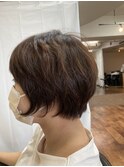 軽めショートボブ
