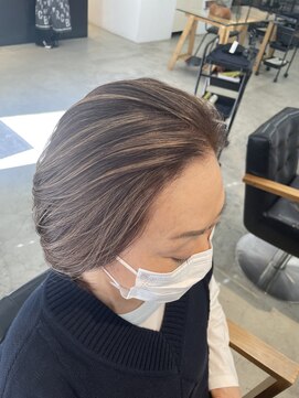 ナンバースリー 溝の口店(Number Three) 白髪×ハイライト【N°３hair lounge 溝の口店】