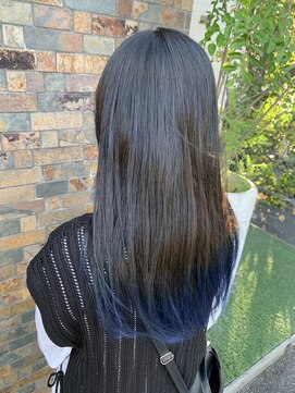 エール シエル 富田林店(aile ciel) aile/テールカラー/ブルー