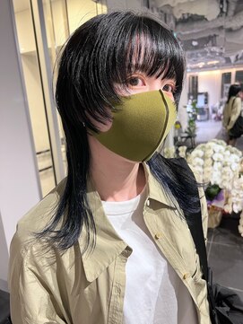 カフ(CAF) CAF松本【マッシュウルフ×ブルーブラック】