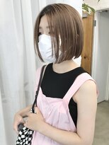 コス(kos)&nbsp;大人可愛い/ココアベージュ/グレージュカラー/ボブウルフ/黒髪