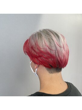 ルイス 喜連瓜破(Luis) ホワイトシルバー×レッド