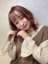 アルケー ヘアアンドヘッドスパ 錦糸町南口店(arche Hair&head spa)&nbsp;大人可愛いココアベージュグレージュカラーボブウルフ黒髪錦糸町