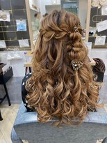 ファースト 祇園本店(first) 【ヘアセットサロンfrst】ふわふわもこもこハーフアップ♪