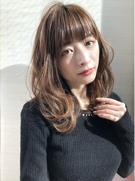 ルルディ バイ アフロディーテ銀座(luludi by APHRODITE) カール/セミディ/シアーカラー/姫カット/銀座