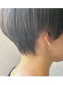 グレージュショートボブ