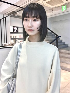 ゼスト パーク(ZEST PARK) ボブ 顔周りレイヤー 前髪 ワイドバング 吉祥寺 《宮坂紅》