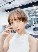 20代30代40代　大人マッシュショートボブ［前髪　髪質改善］