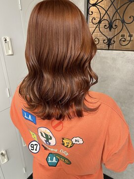 ルノン(LUNON) オレンジブラウンカラー　ブリーチ/オレンジカラー/韓国