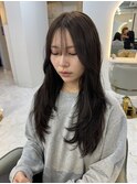 【ロングのバタフライカット】