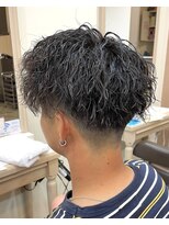 アルターリール(aL ter Rire)&nbsp;アッシュブラック/カルマパーマ/ベリーショート/鎌取/中村郁未