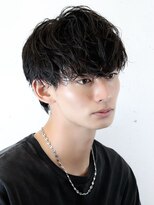 アーリー(Ali'i)&nbsp;ソフトツイストパーマ束感マッシュウルフツーブロックメンズ