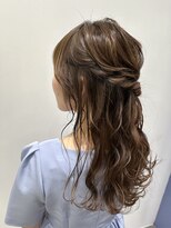 岡田≫お呼ばれハーフアップ
