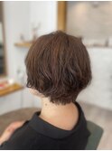 【ショート】【ショートボブ】エアリーパーマボブ
