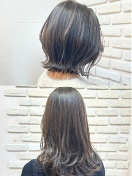 ビランチェ 池袋(bilancia)の写真/【カット+イルミナorアディクシーカラー+プレTr¥10990】ダメージレスに、透明感と輝きのある美髪へ【池袋】