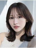 アンニュイカールくびれヘア色気うるツヤアッシュグレージュ