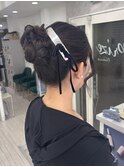 ルーズアップスタイル ヘアアレンジ