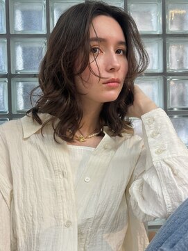 ガーデン 銀座(GARDEN) パーマ レイヤー ニュアンスパーマ 顔まわり ヘッドスパ