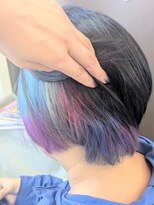 ウィズ ANNEX店(With)&nbsp;10代20代×ショートボブ×オーロラインナーカラー