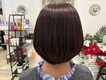 酸熱系ストレートパーマで毎日のお手入れが楽ちんです