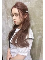 ガルボヘアー 桟橋店(garbo hair) カシスピンク ガーリー カラーカット