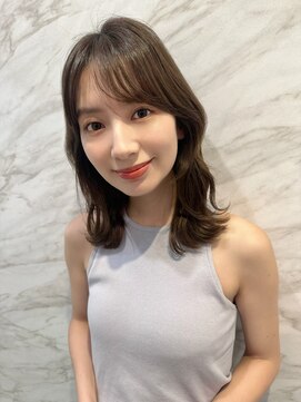 ロンド ルージュ 銀座店(Lond rouge) 大人ガーリー/似合わせカット/ミディアムレイヤーカット/銀座