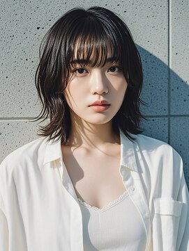 エイチ ウルフカット 大阪梅田(811) ミニボブショートウルフマッシュショートハッシュカット40代