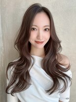 アフロート ルヴア(AFLOAT RUVUA) あむstyle 2way前髪顔周り韓国レイヤーカットブランジュ20代30代
