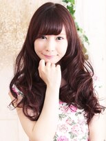 美容室 フラワー 平井店(flower)&nbsp;★厚めバングのiラインで作る大人なふんわりロング★【平井】