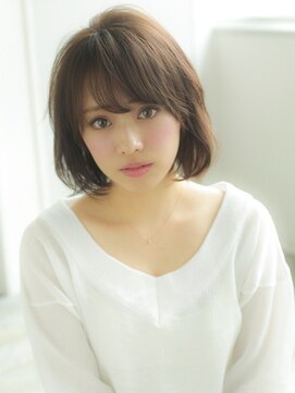 アフロート ディル(AFLOAT D'L) 《AFLOATディル裕二朗》おしゃれでかわいい前下がりボブパーマ