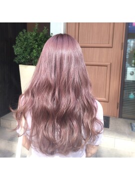 リゼル ユア 渋谷(RISEL YUA) ふわふわピンキーベージュ w/u中田愛